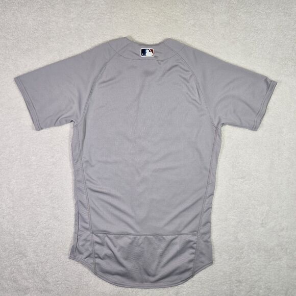 NIKE Authentic Boston Red Sox Flex Base Elite USA MADE Road Gray Jersey Mens 40 - Picture 9 of 11